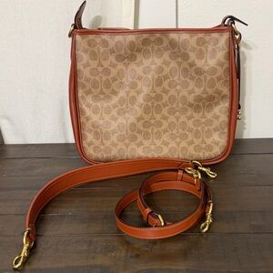 Coach Cary Tan Rust Bag